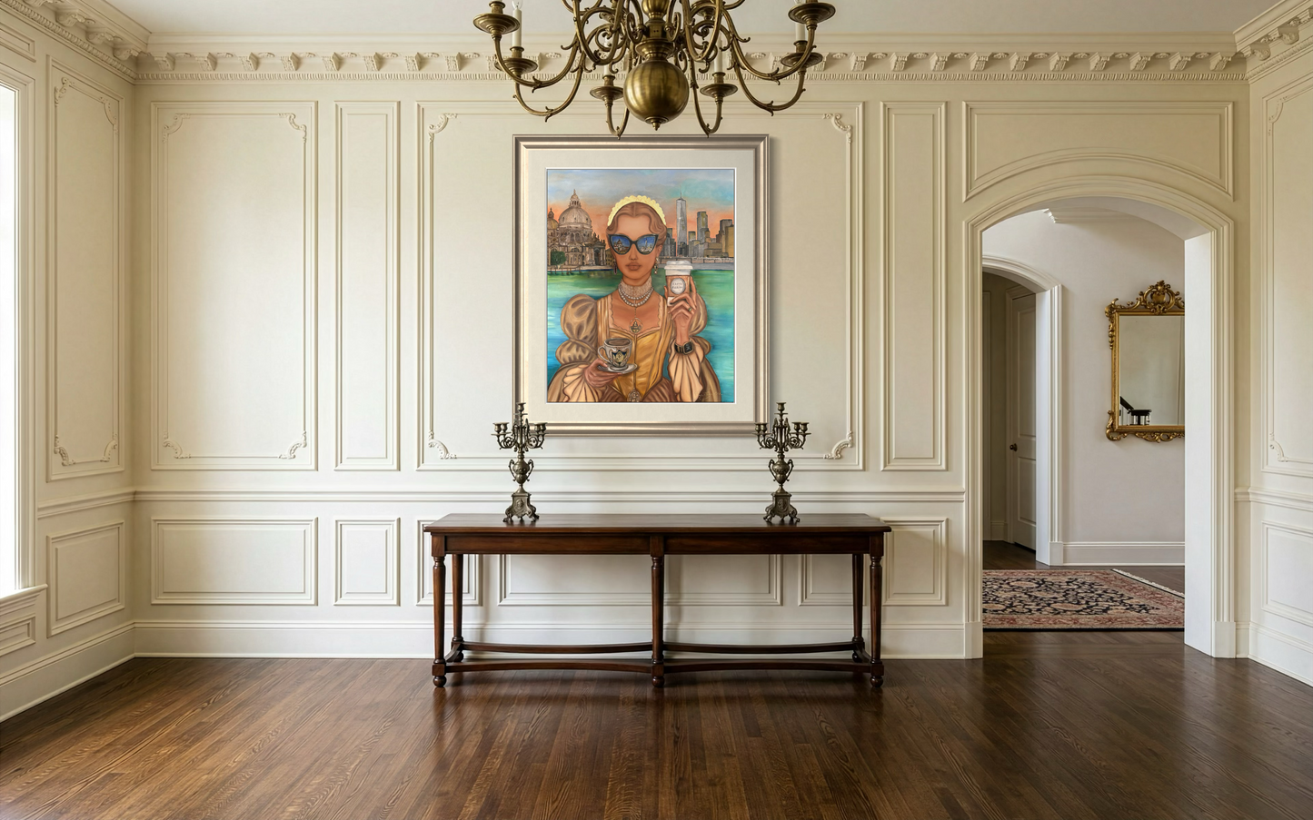 Modern Muse I – Cultural Bridges - High Resolution Digital Print