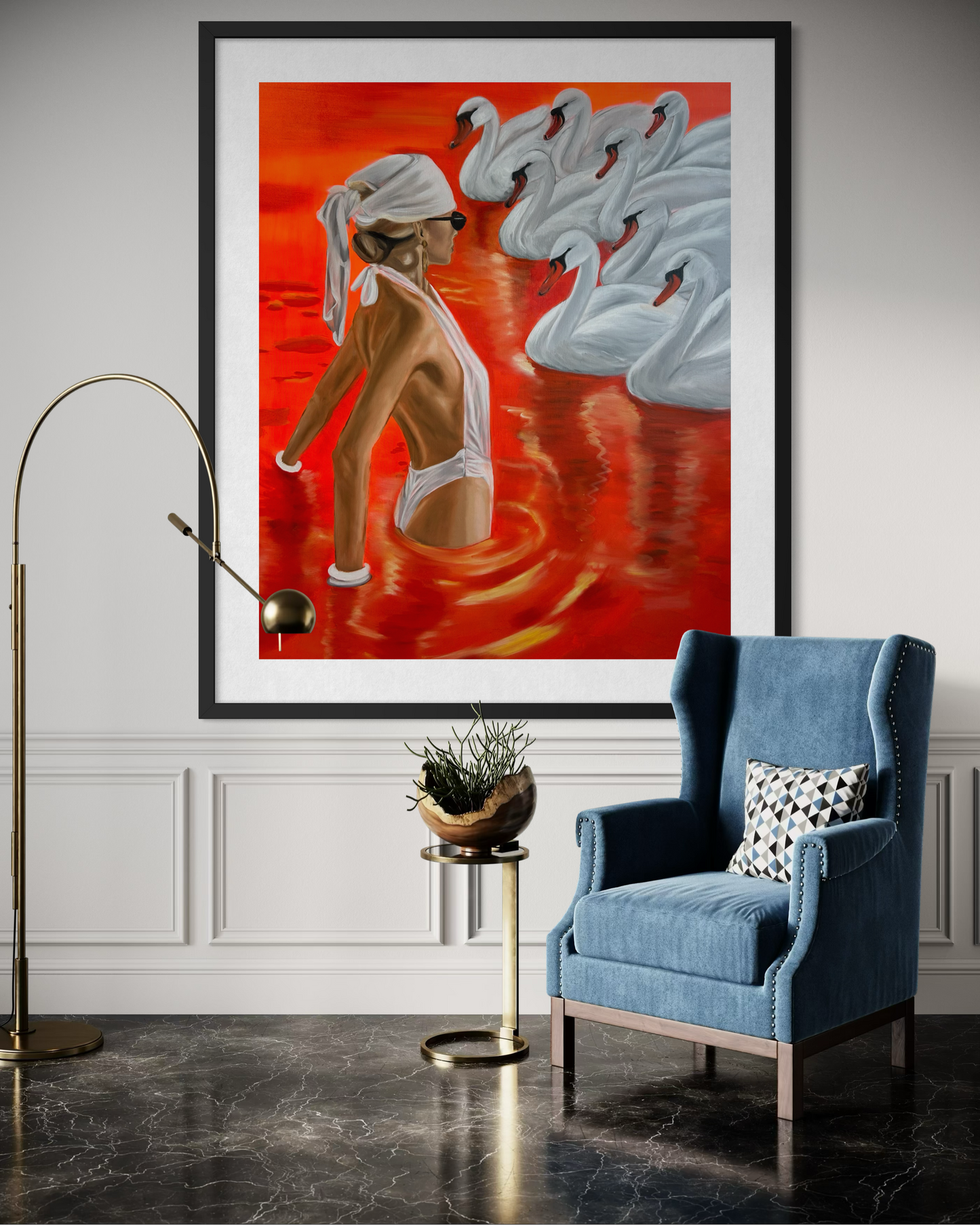 A Quiet Encounter – Fine Art Digital Print | From the Artist’s Original Painting