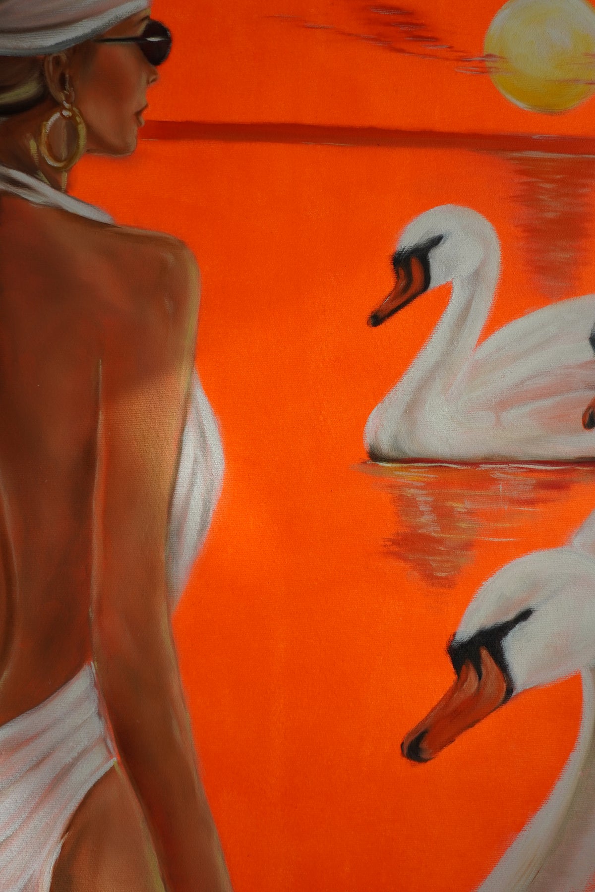 Modern Muse — A Quiet Encounter IILimited Edition Fine Art Giclée on Canvas