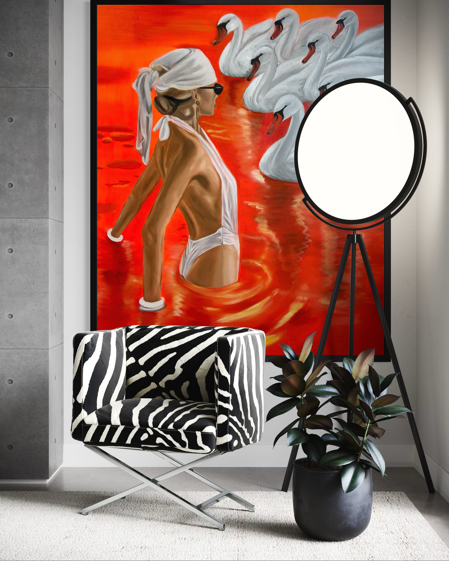 A Quiet Encounter – Fine Art Digital Print | From the Artist’s Original Painting