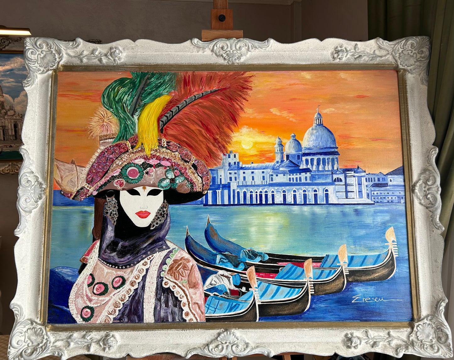 Venetian Mystery – Carnival Splendor at Sunset