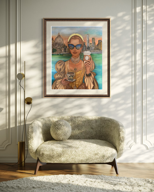 Modern Muse I – Cultural Bridges - High Resolution Digital Print